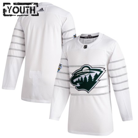 Minnesota Wild Blank Wit Adidas 2020 NHL All-Star Authentic Shirt - Kinderen